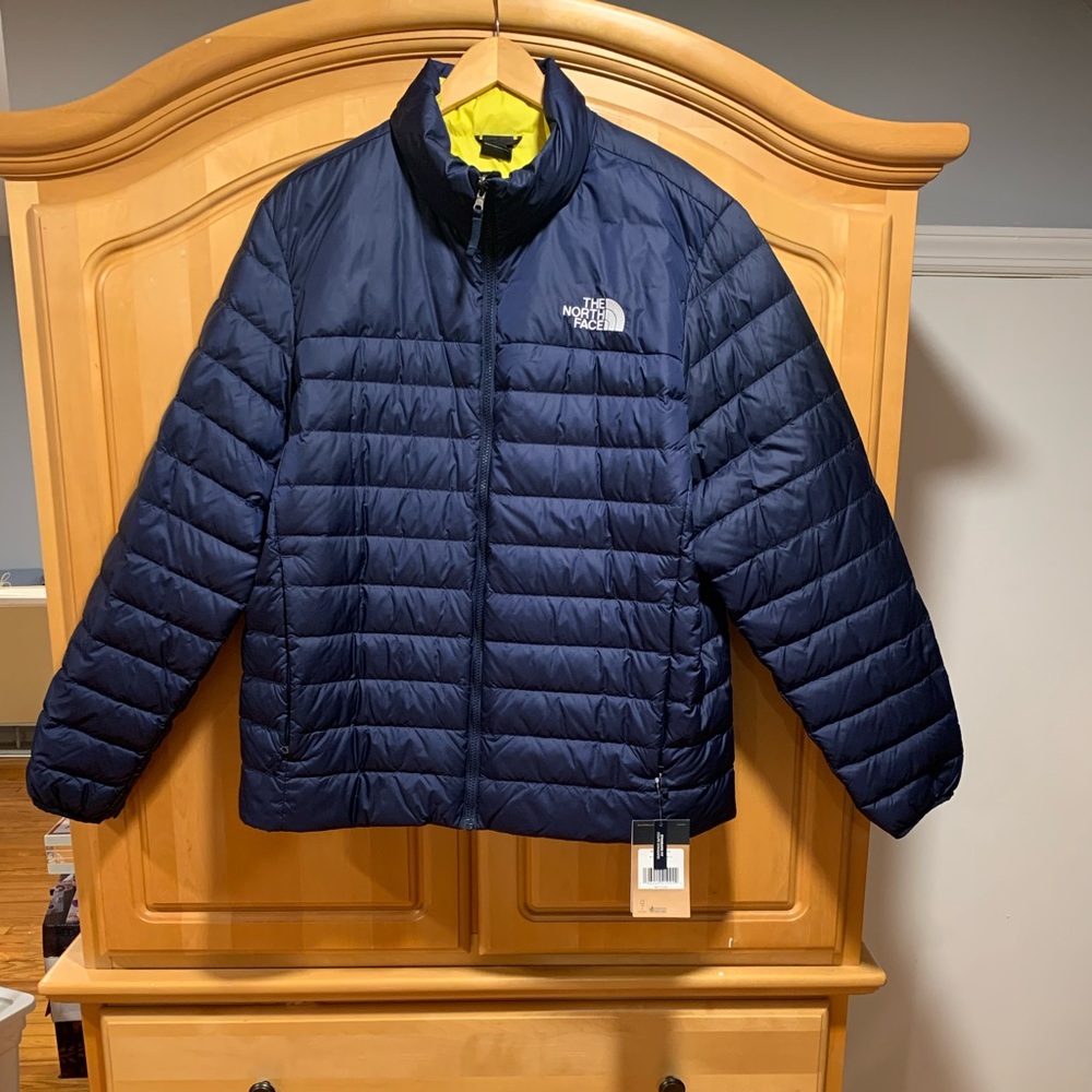 North Face Men’s Flare Down Jacket 2, Color: Summit Navy, Size:XL, New W/ Tag!!!